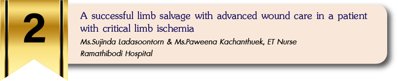 A successful limb salvage with advanced wound care in a patient with critical limb ischemia